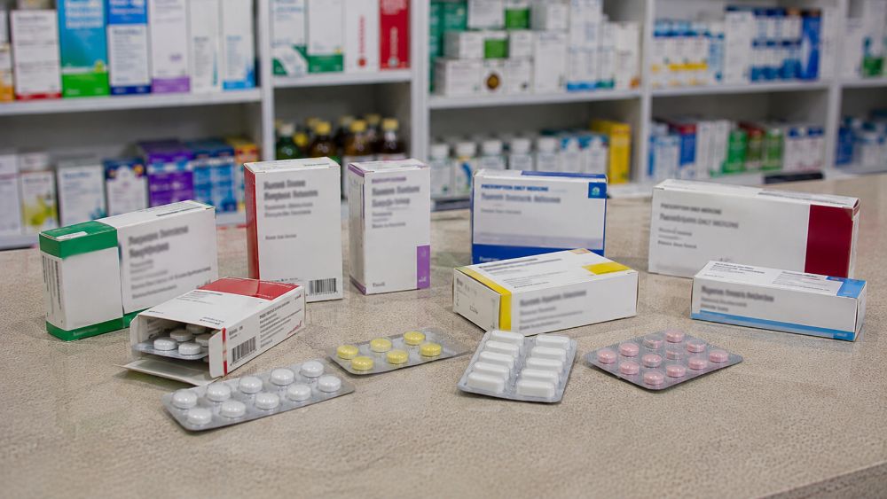 A selection of medicine tablets